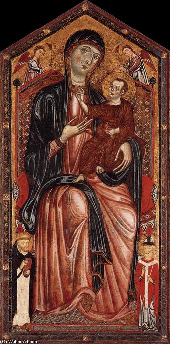 Virgin And Child Enthroned — Master Of Magdalen