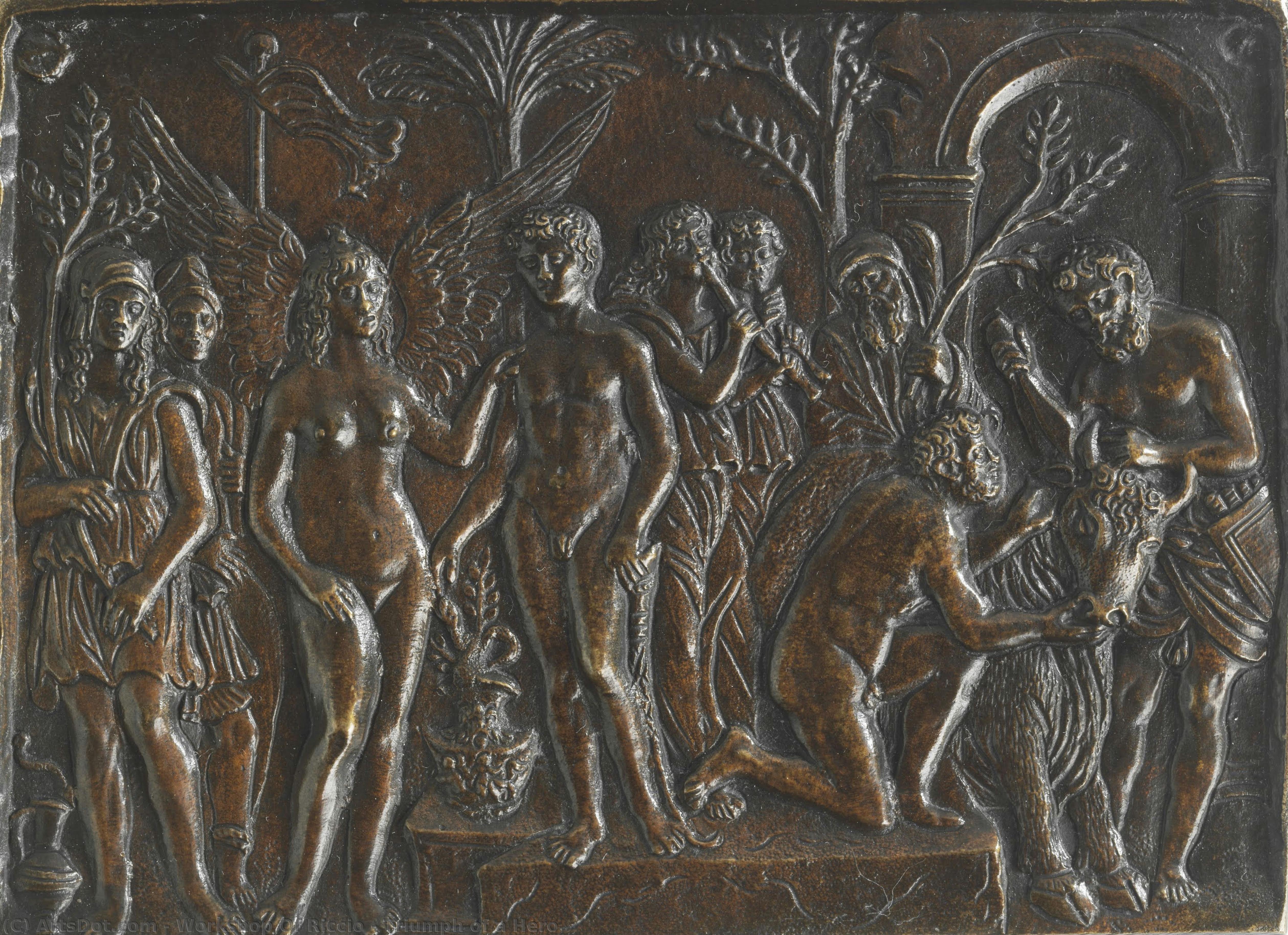 Triumph Of A Hero — Workshop Of Riccio