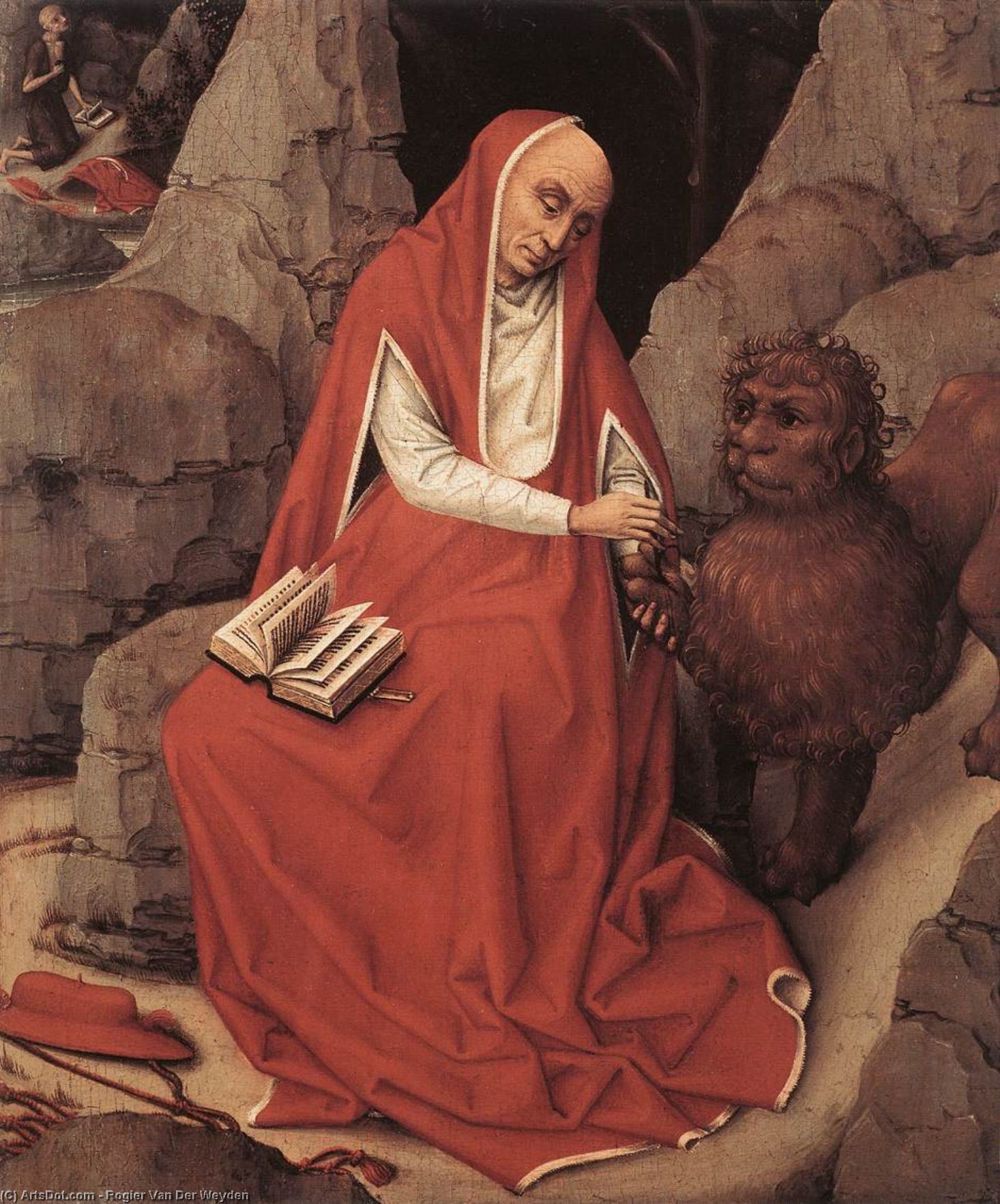 Saint Jerome And The Lion — Рогер Ван Дер Вейден
