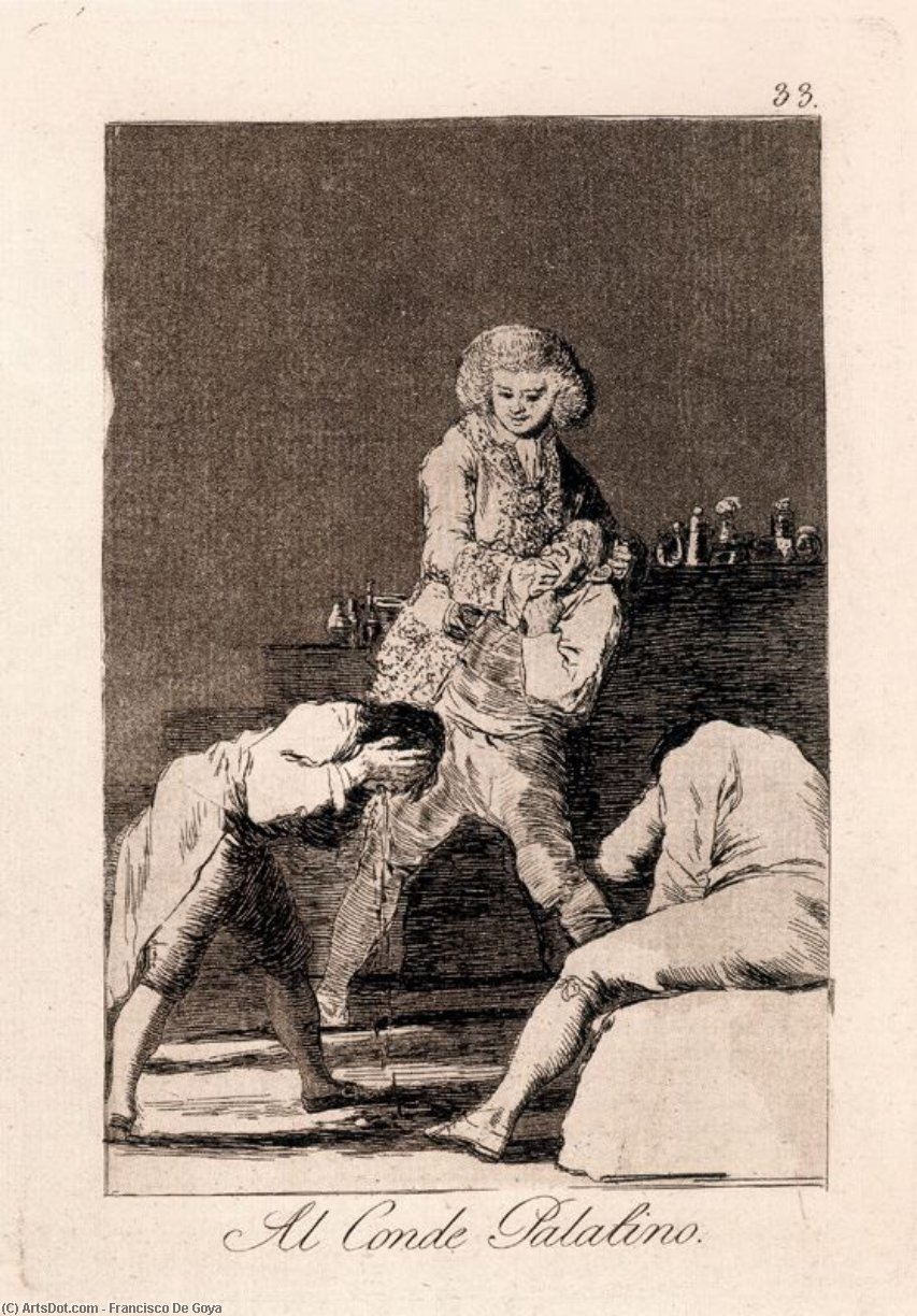 Al Conde Palatino 1 — Francisco José De Goya Y Lucientes