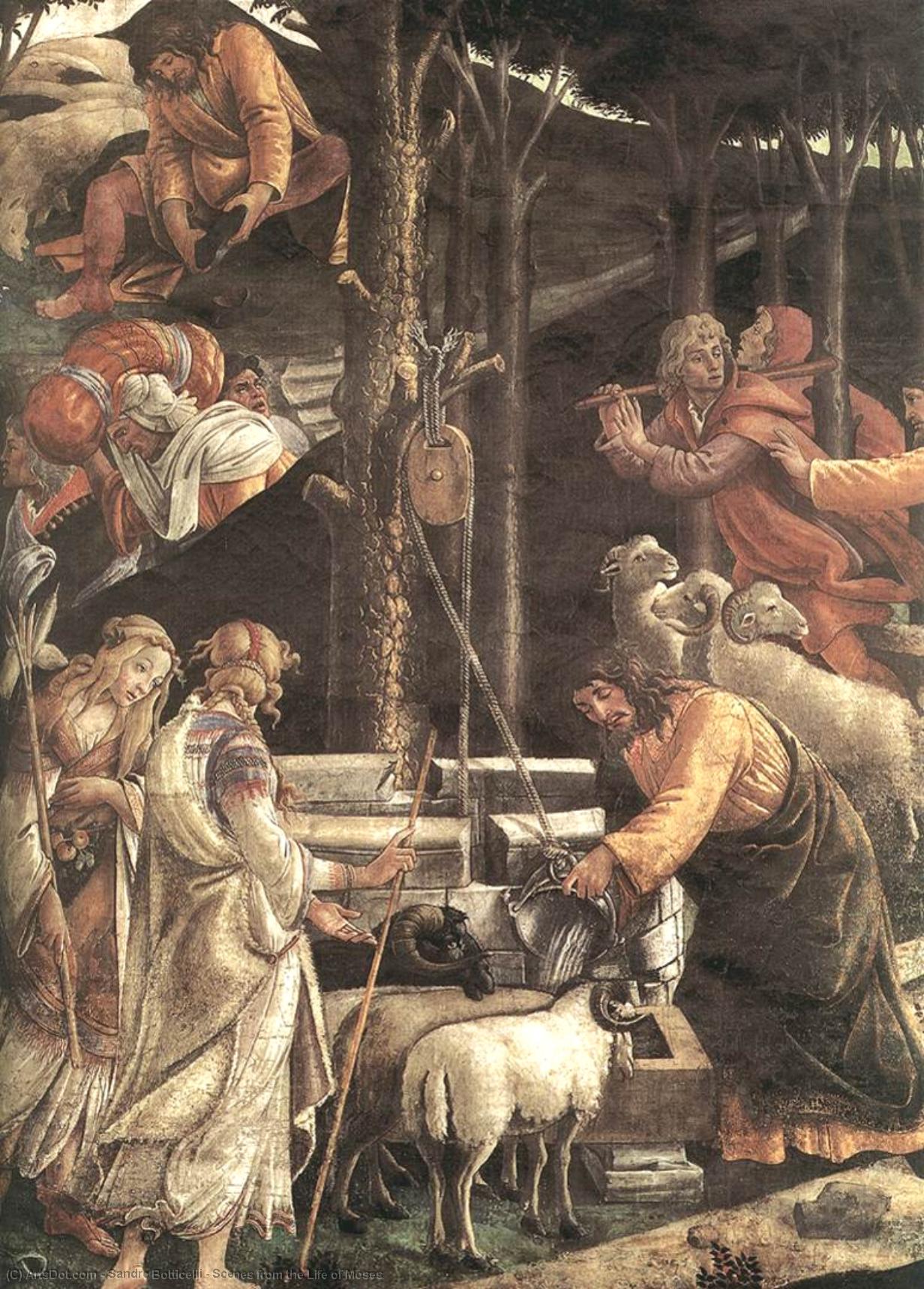 Scenes From The Life Of Moses — Sandro Botticelli