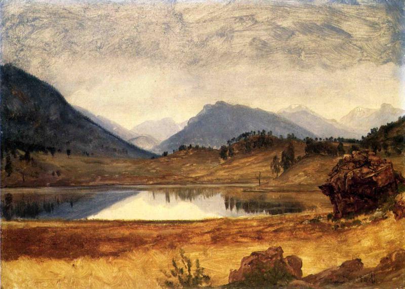 Wind River Country — Albert Bierstadt
