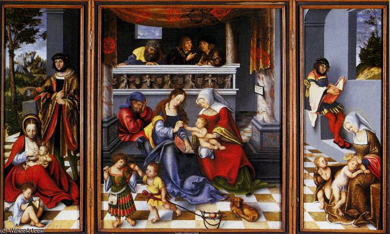 Altar Of The Holy Family — Lucas Cranach The Elder