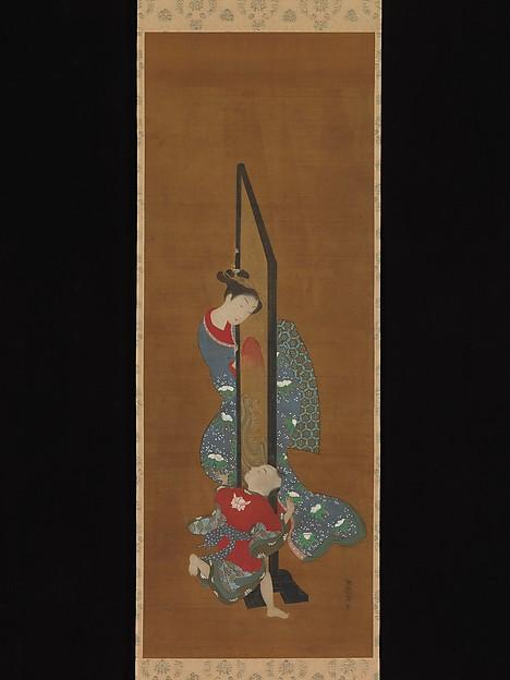 Mother And Child At Play — Isoda Koryūsai