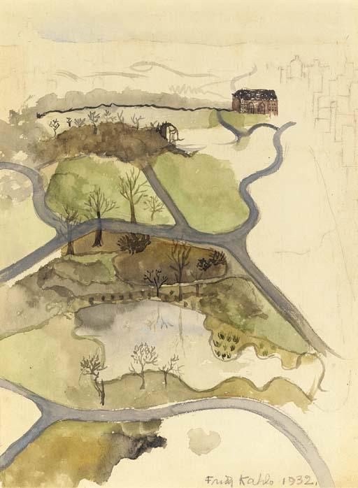 View Of Central Park — Frida Kahlo