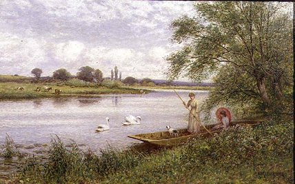 Ladies In A Punt — Arthur Augustus Ii Glendening