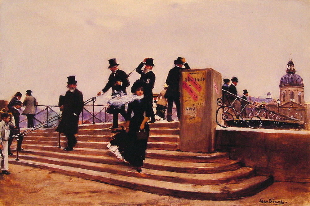 Pont Des Arts (also Known As Windy Day) — Jean Georges Béraud