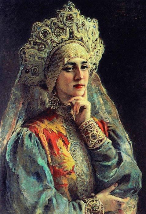 Russian Beauty — Konstantin Yegorovich Makovsky