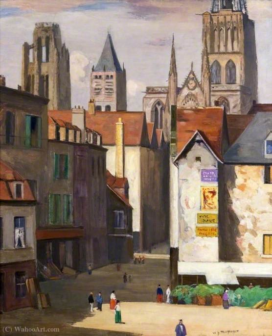 A Street In Rouen — William York Macgregor