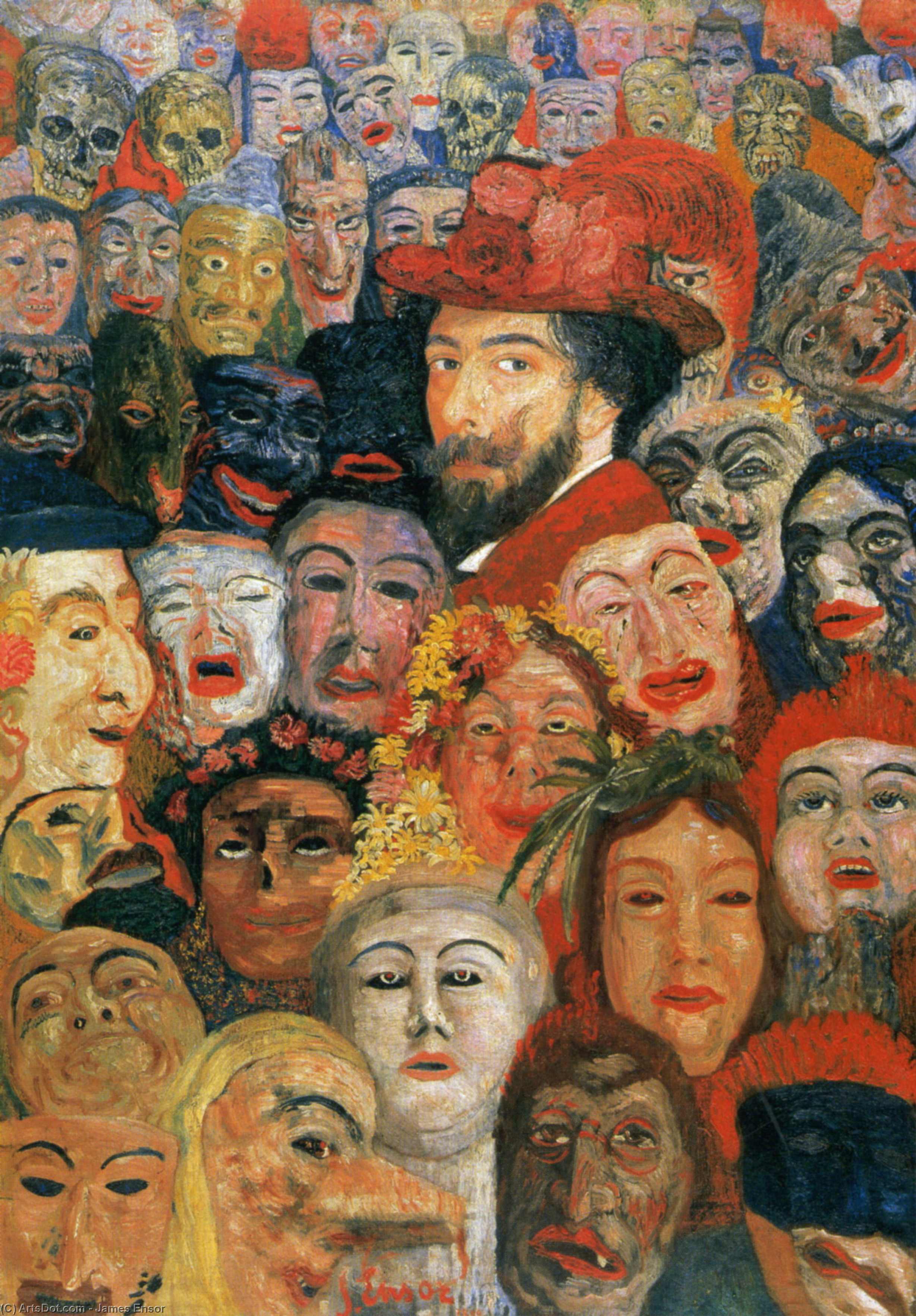 Ensor Aux Masques — ジェイムズ・エンソウ
