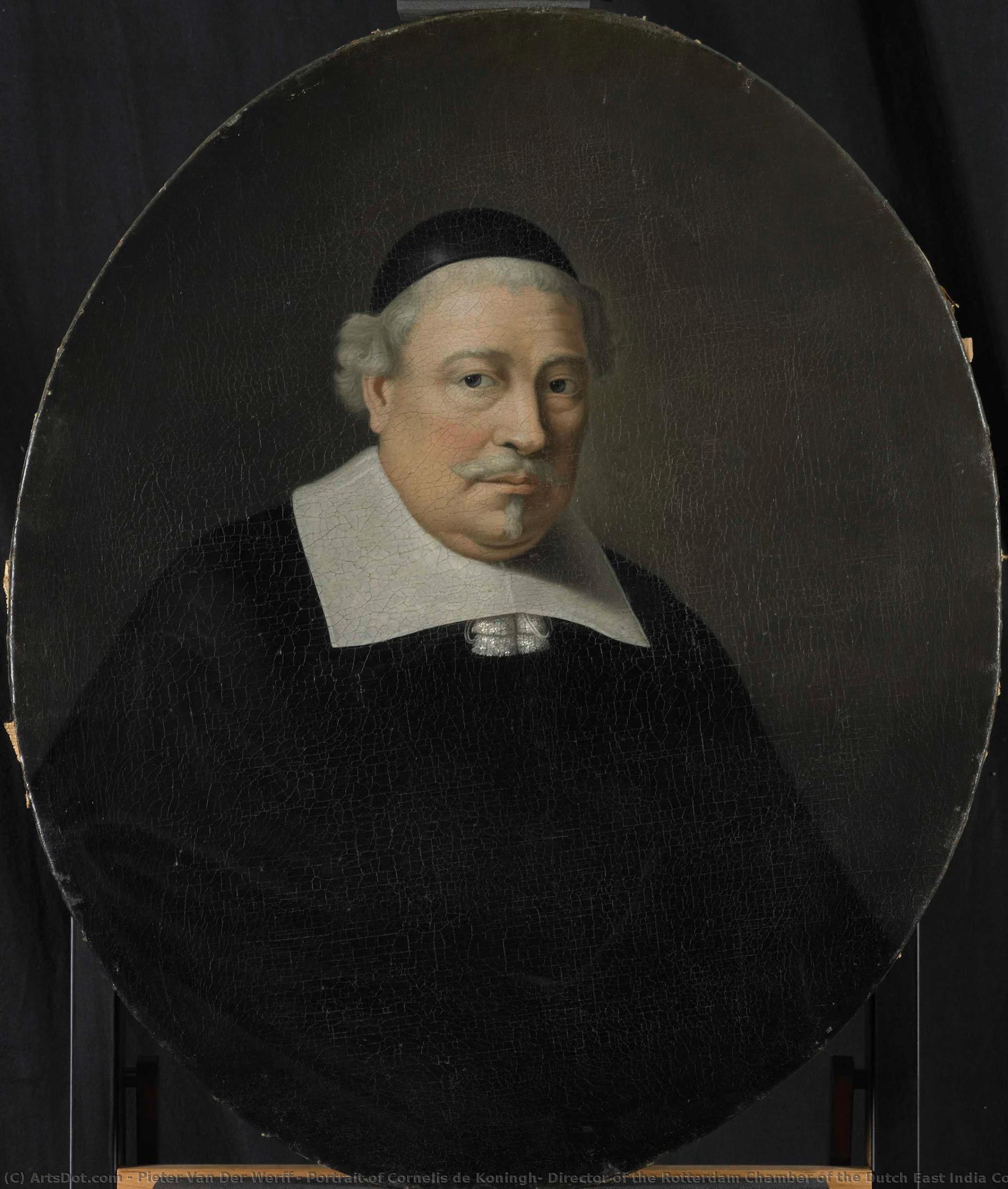 Portrait Of Cornelis De Koningh, Director Of The Rotterdam Chamber Of The Dutch East India Company, Elected 1649, Pieter Van Der Werff, 1695 - 1722 — Pieter Van Der Werff