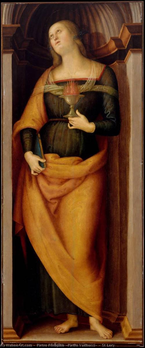 St Lucy — Pietro Perugino (pietro Vannucci)