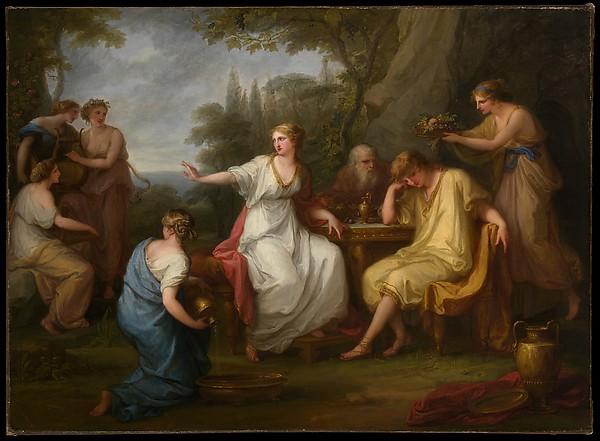 The Sorrow Of Telemachus — Angelica Kauffmann (maria Anna Angelika)
