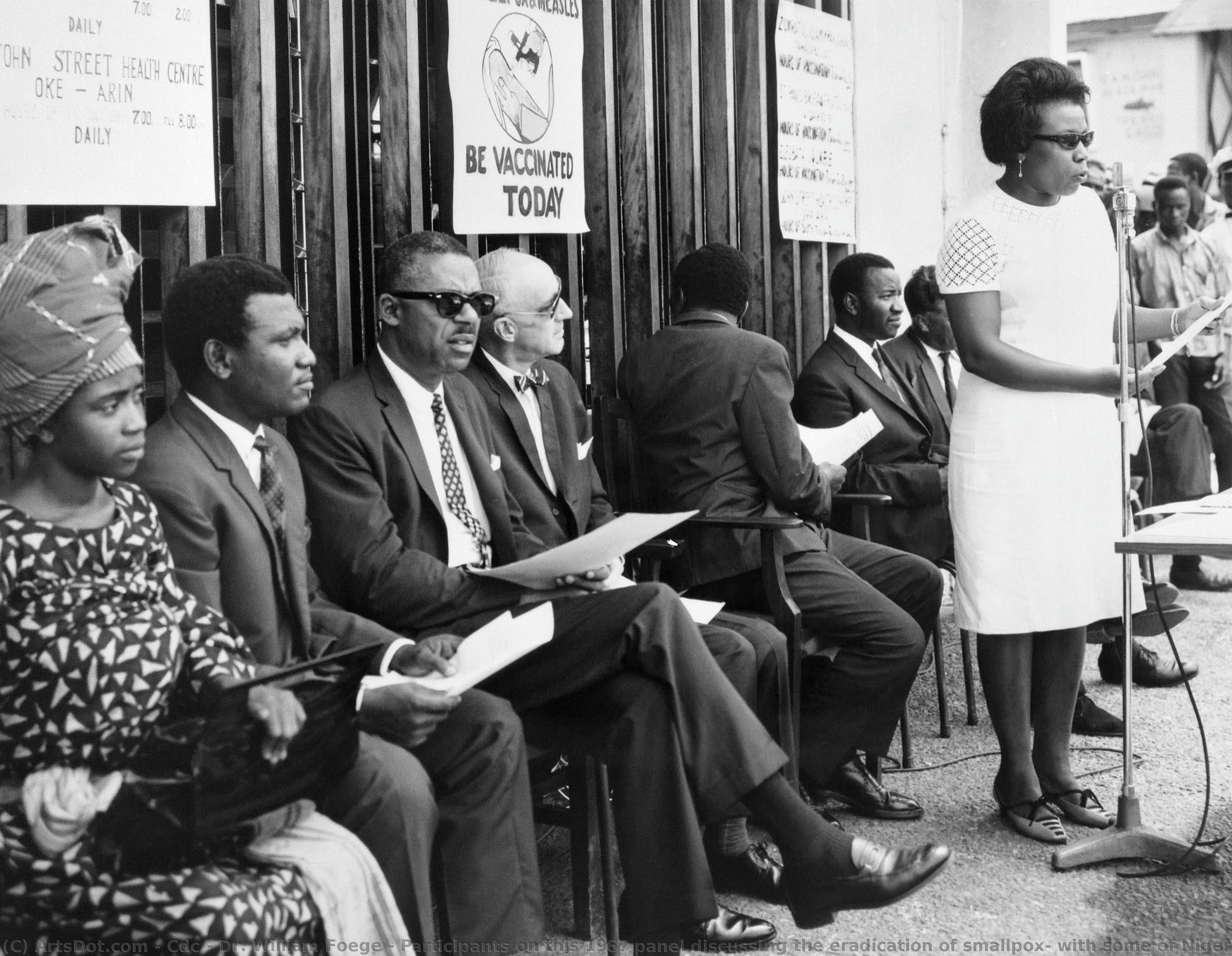 Participants On This 1967 Panel Discussing The Eradication Of Smallpox, With Some Of Nigeria’s Smallpox Eradication Program Officials — Cdc / Dr. William Foege