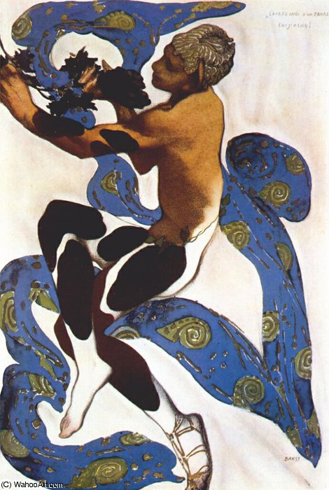 Lapres Midi Dun Faune Nijinsky As The Faun — Léon Bakst