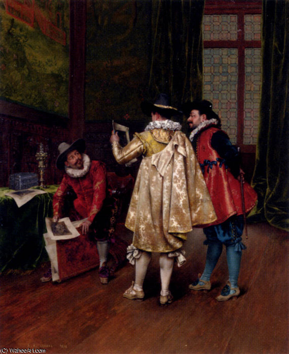 The Conversation — Adolphe Alexander Lesrel