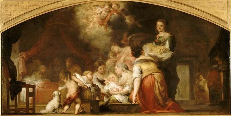 La Naissance De La Vierge — Бартоломе Эстебан Мурильо