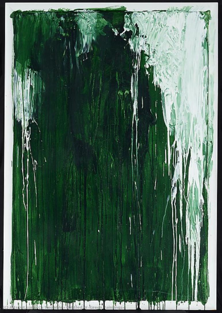 Untitled Iv (green Paintings) — Cy Twombly