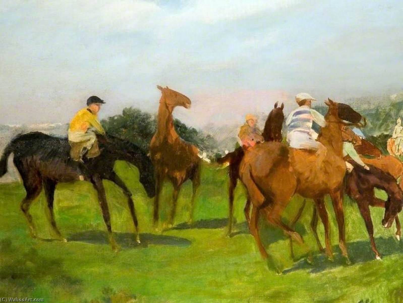Study For 'start At Goodwood' — Lucy Elizabeth Kemp Welch