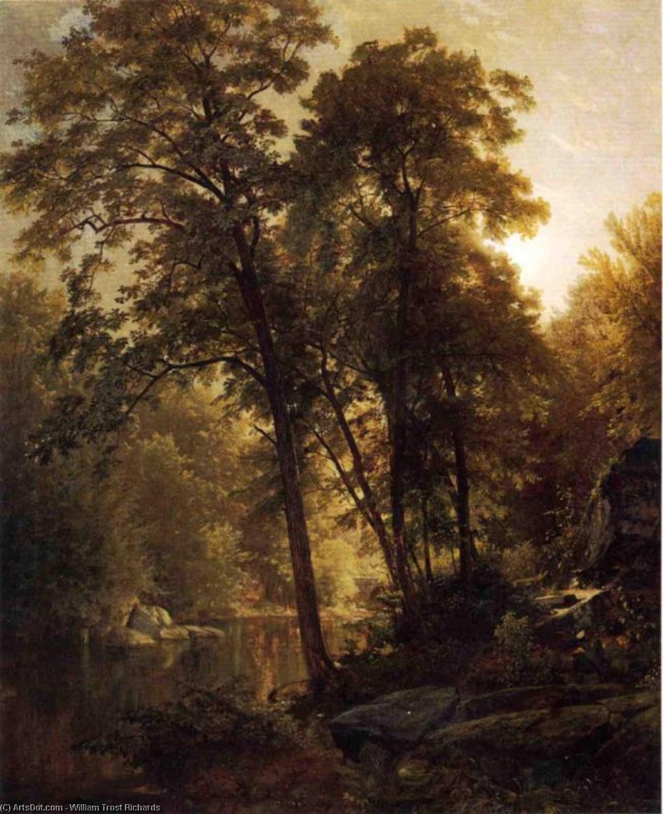 On The Wissahickon — William Trost Richards