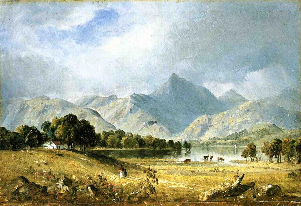 A Sketch Of Derwentwater — Sanford Robinson Gifford