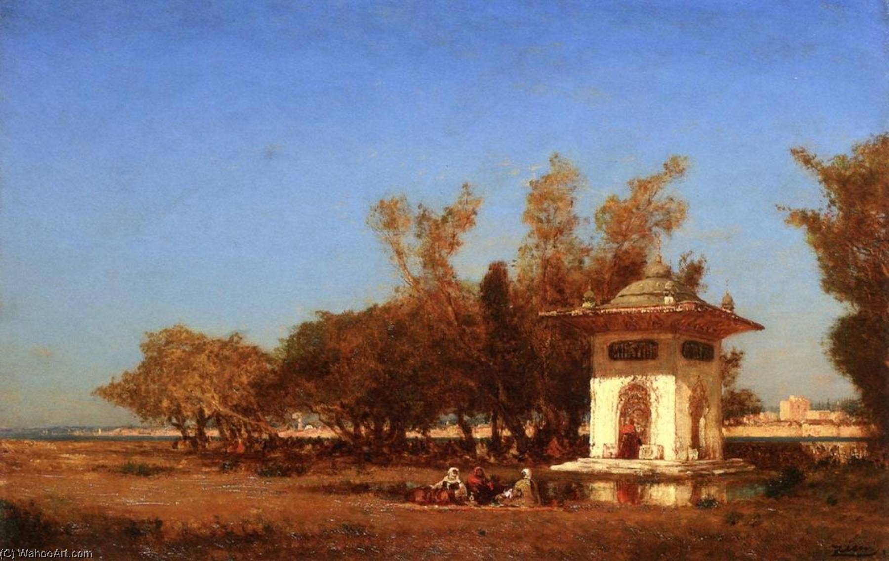 The Fountain Of The Sultan Mihrisah — Félix Ziem
