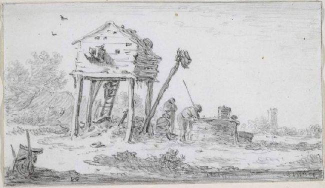 Landscape With A Dovecote — Jan Josephszoon Van Goyen