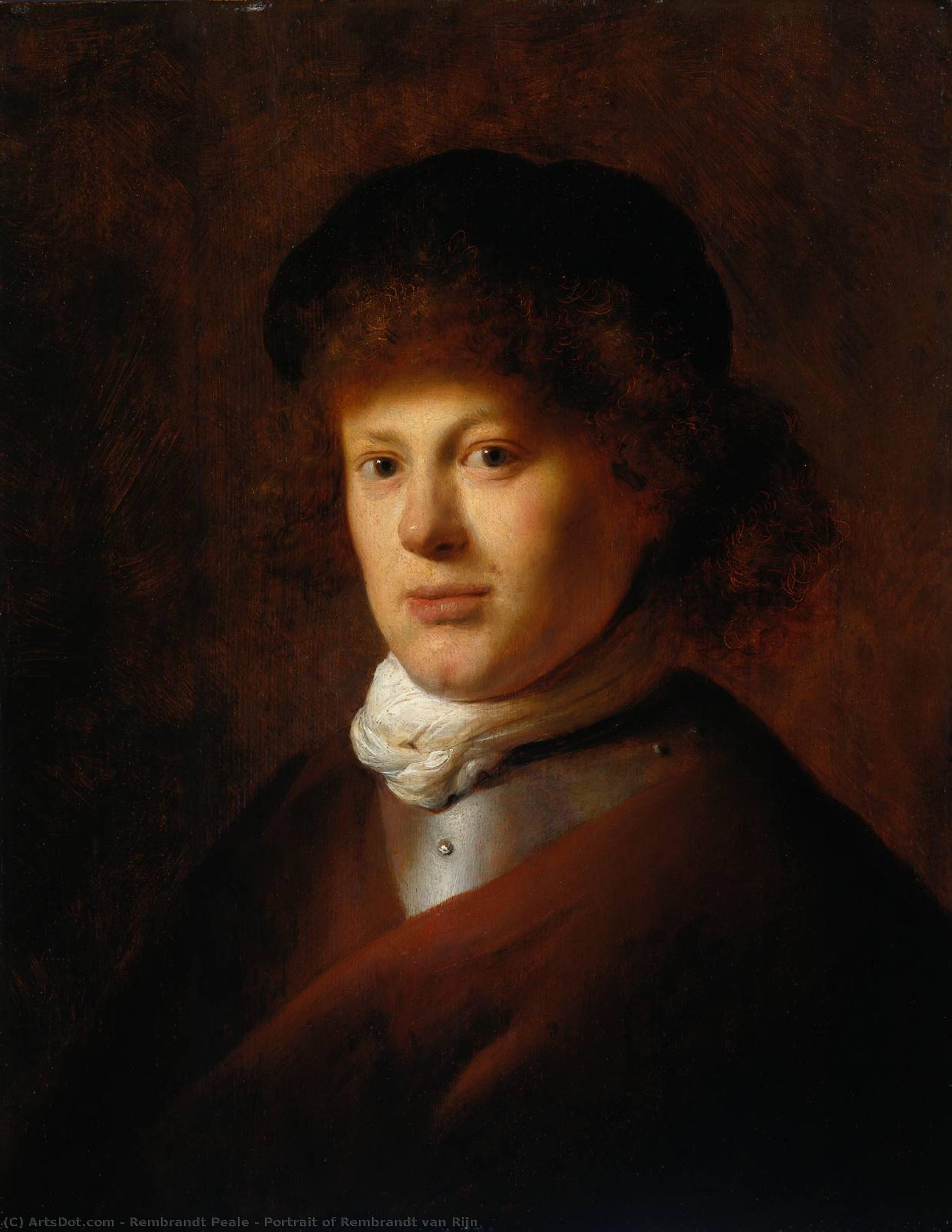 Portrait Of Rembrandt Van Rijn — Rembrandt Peale