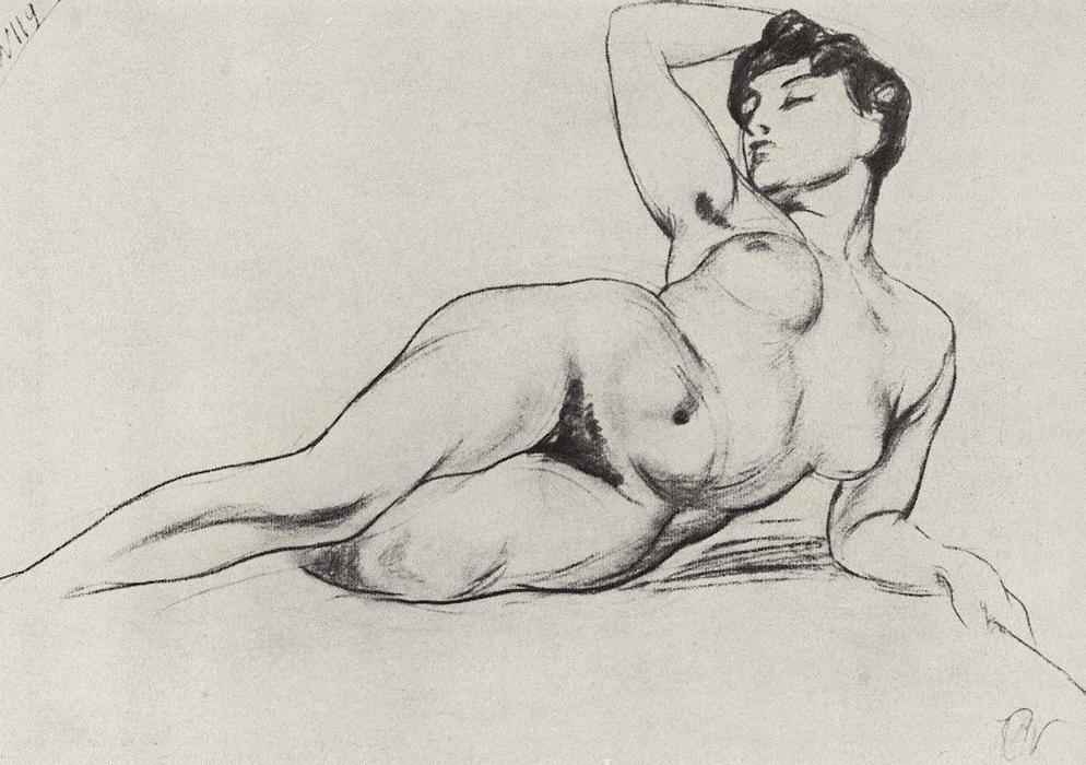 The Model — Kuzma Petrov-vodkin