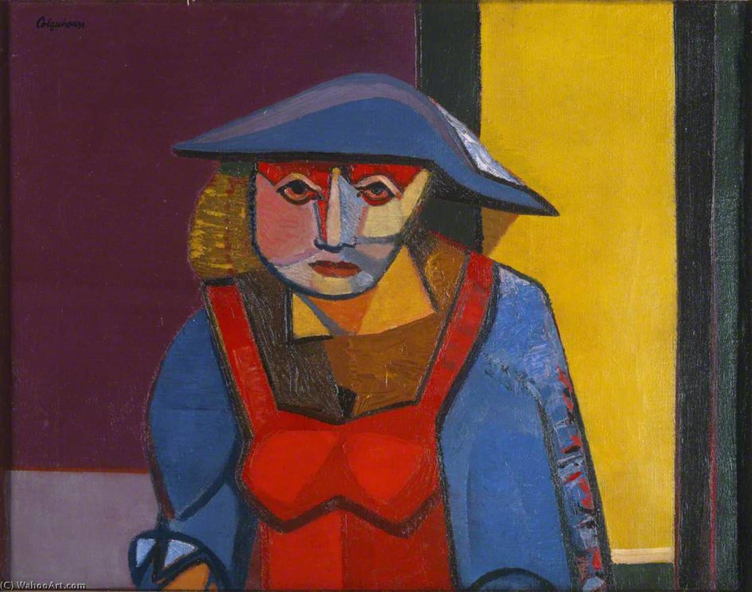 Woman In A Blue Hat — Роберт Колкаун