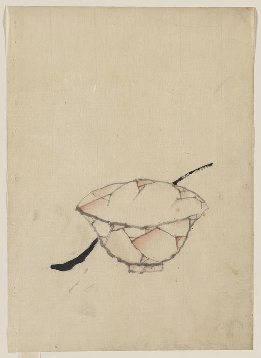 A Bowl With A Spoon — Katsushika Hokusai
