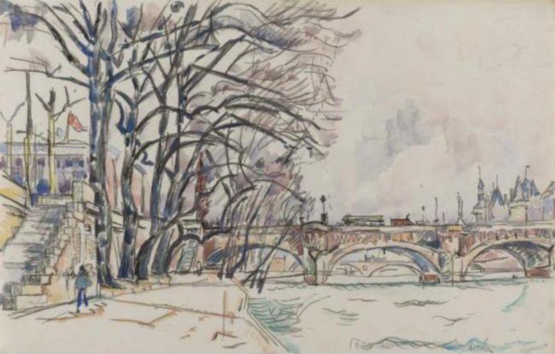 Paris, La Seine — Paul Signac