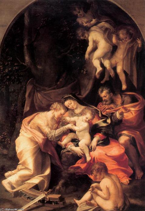 Marriage Of St Catherine — Girolamo Mazzola Bedoli