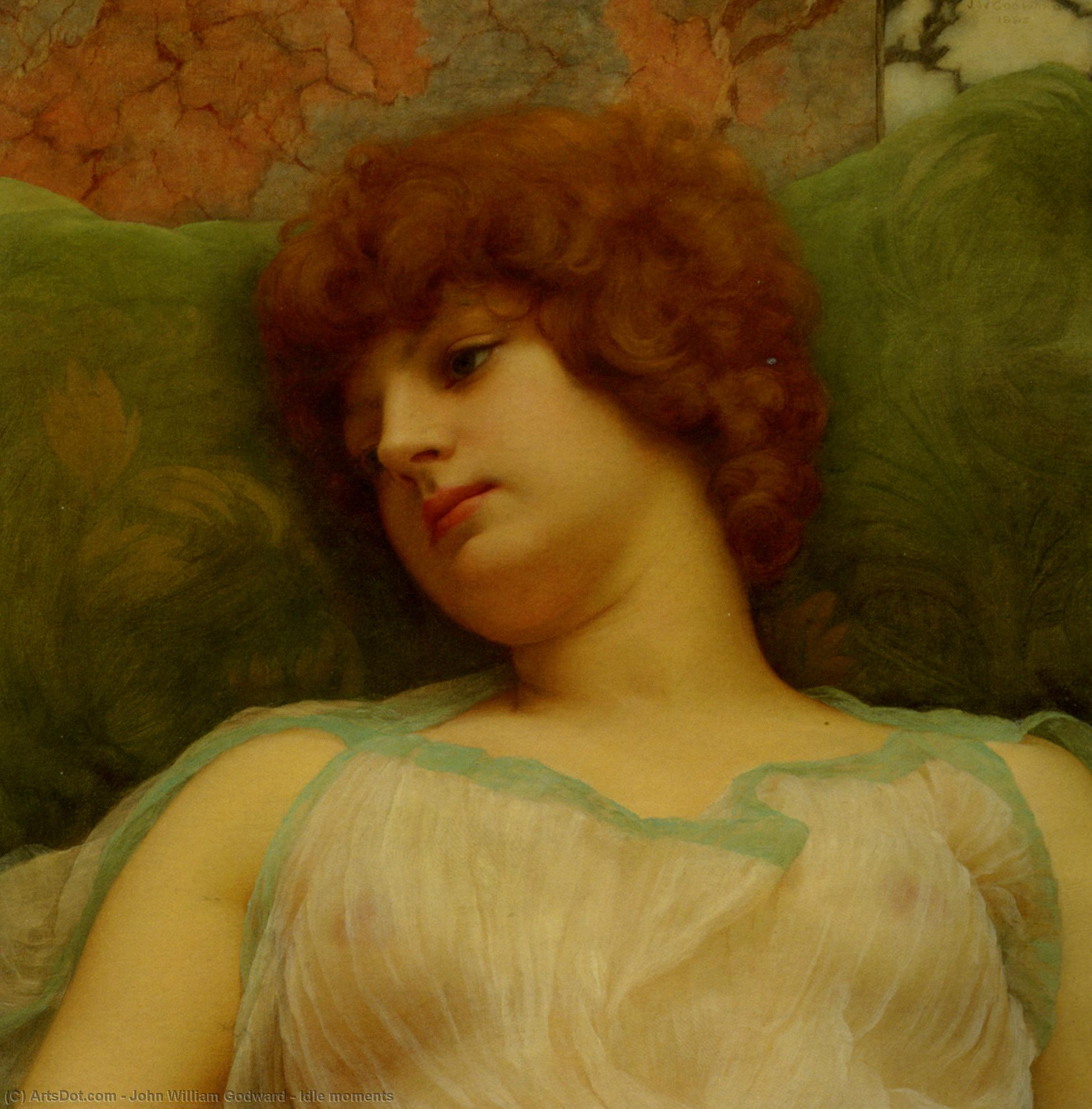 Idle Moments — R.b.a John William Godward