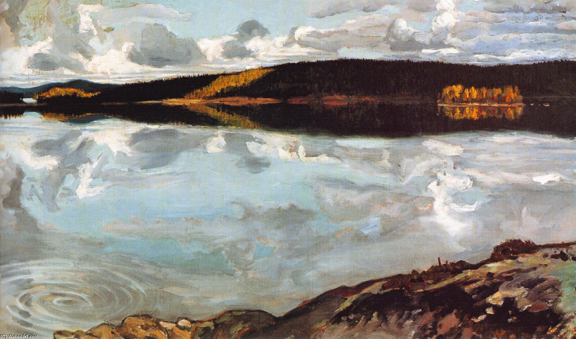 View Over Lake Ruovesi — Akseli Gallen-kallela