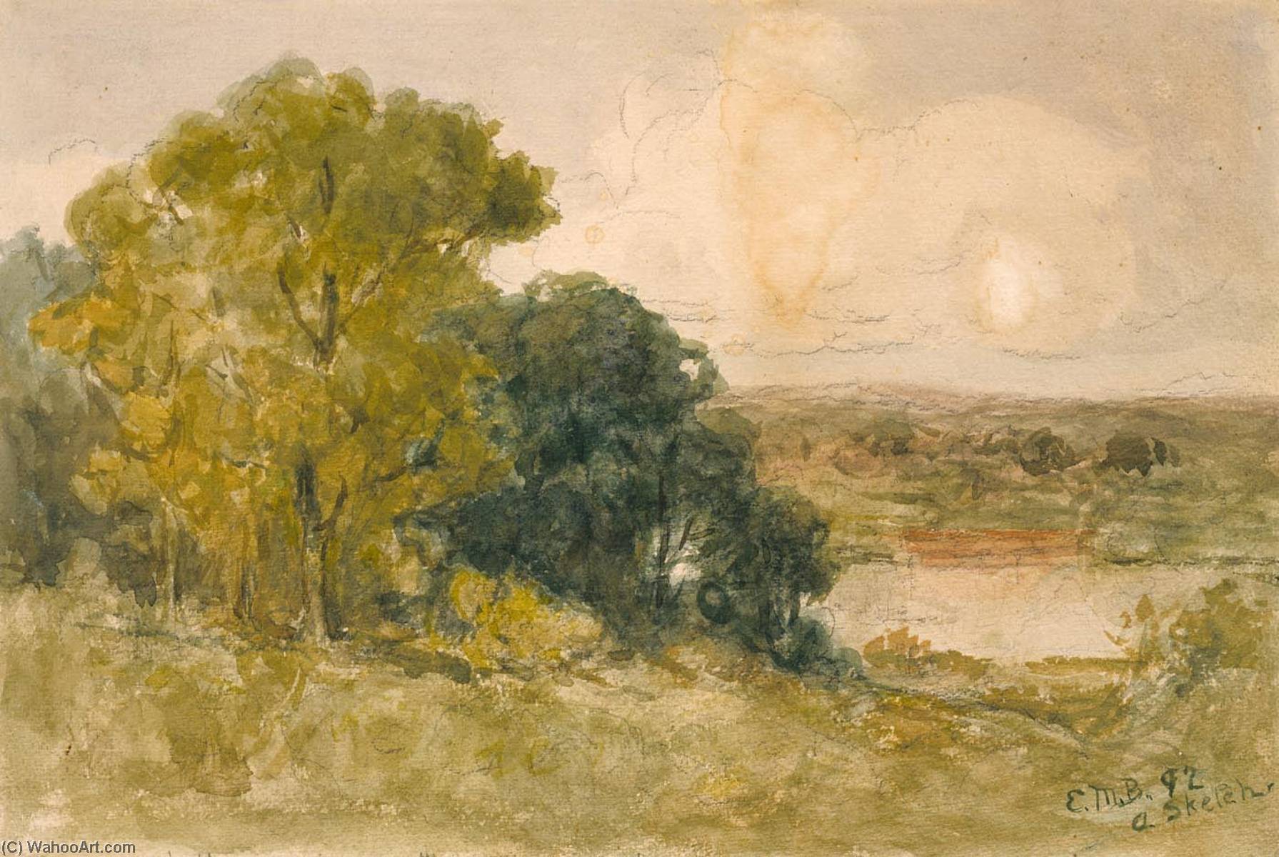On The Seekonk — Edward Mitchell Bannister