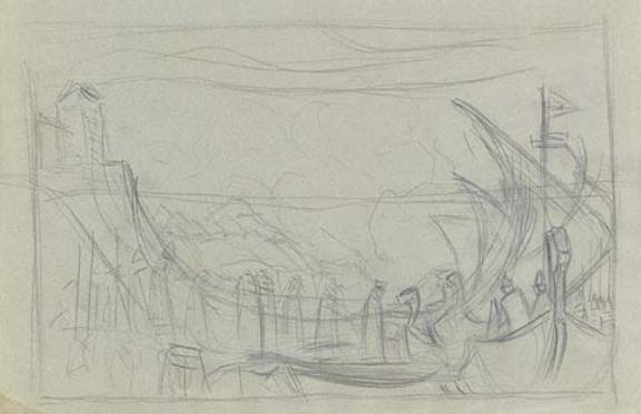 Composition Sketch For ''varangians'' — Nicholas Roerich