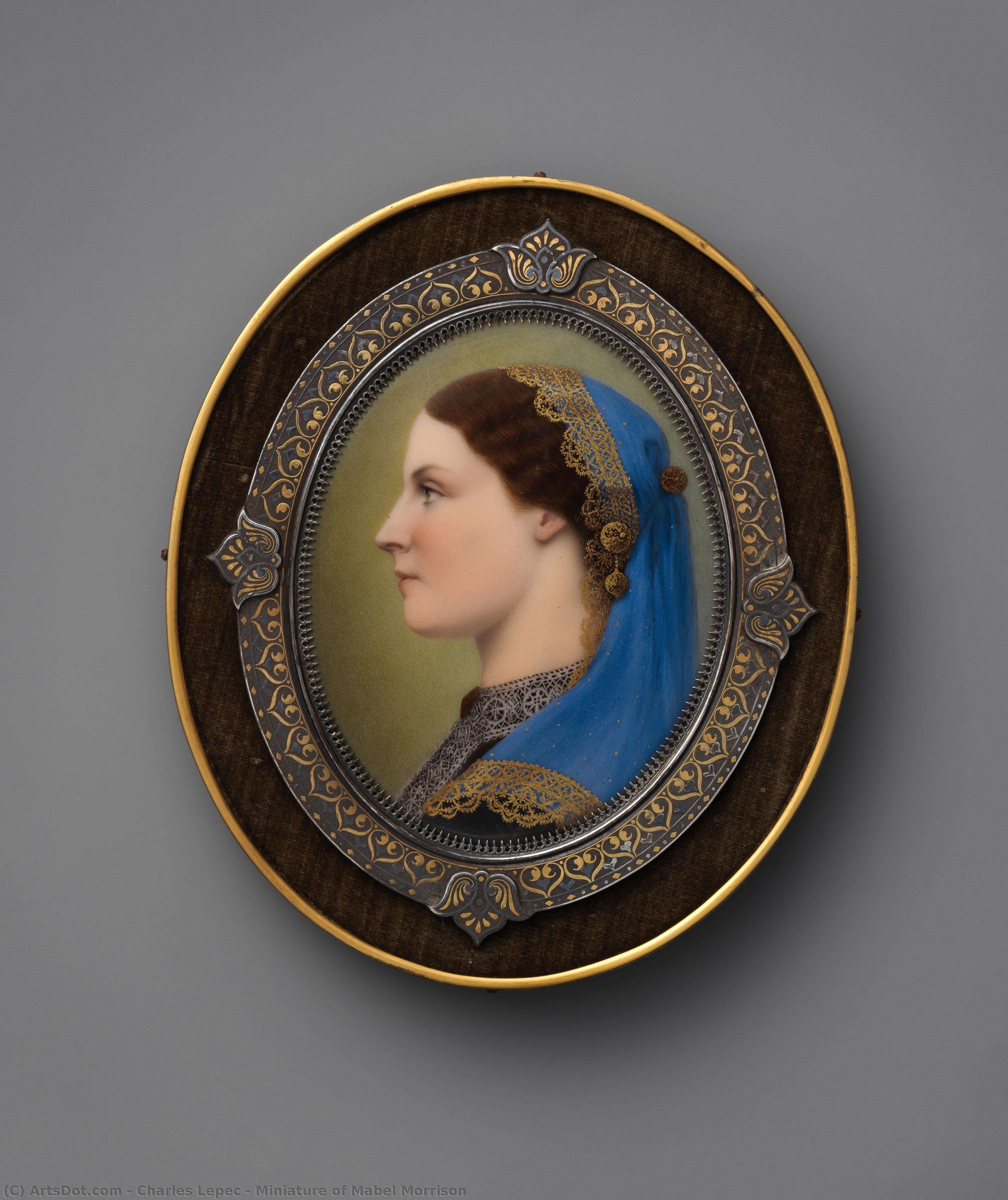 Miniature Of Mabel Morrison — Charles Lepec
