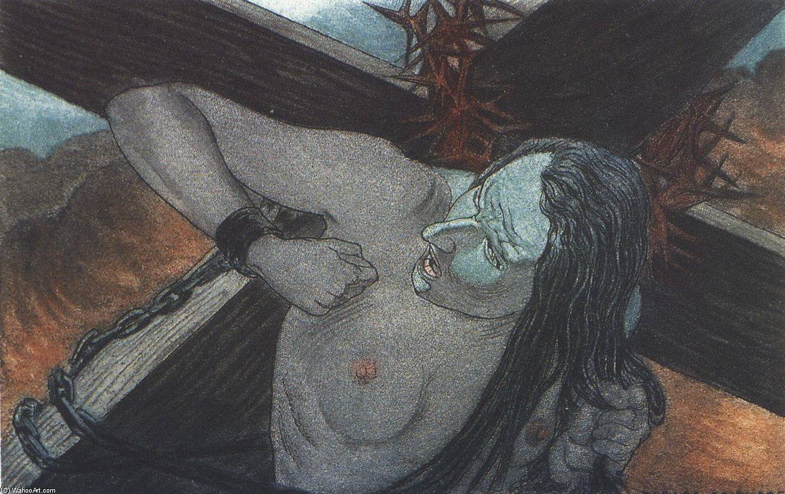 The Denial Of Saint Peter — Carlos Schwabe