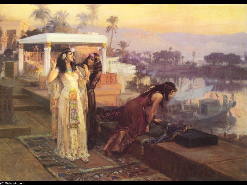 Cleopatra On The Terraces Of Philae — Frederick Arthur Bridgman