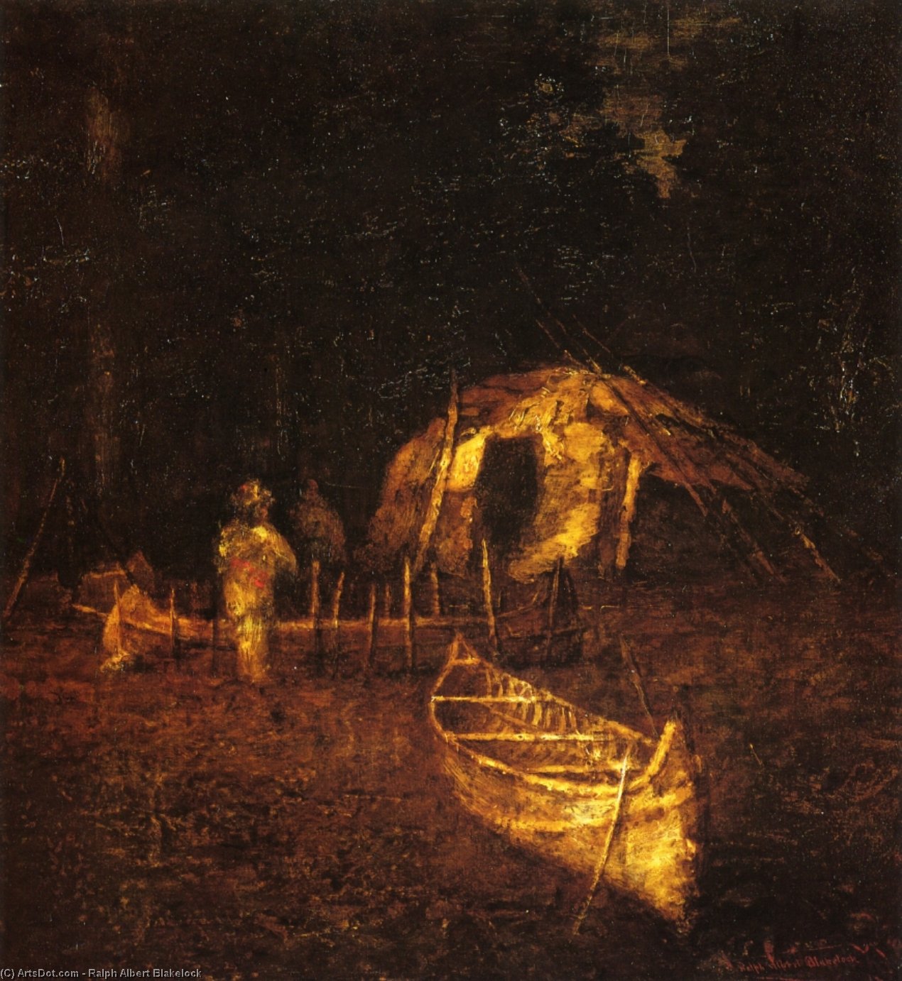 The Canoe Builders — Ральф Альберт Блэклок