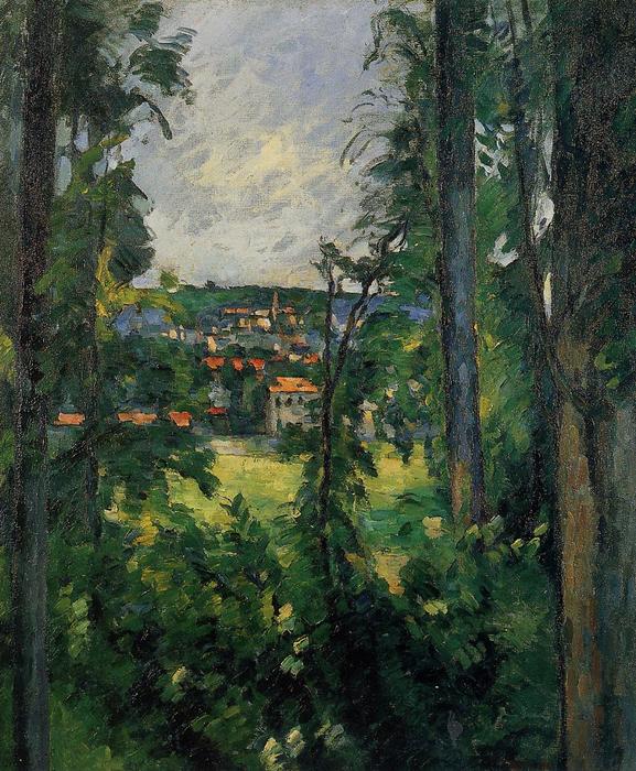 Auvers-sur-oise, View From Nearby — Paul Cézanne