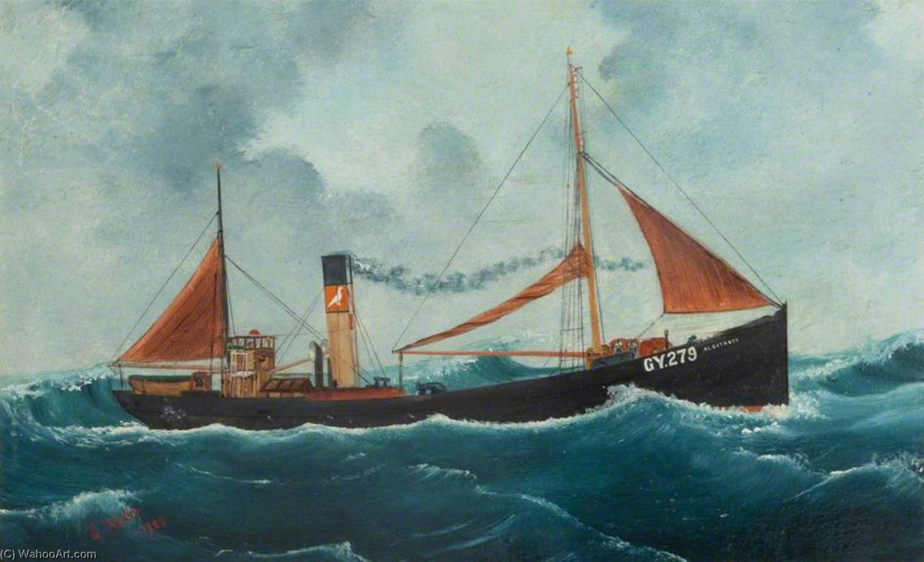 The 'albatross', Gy 279, Outward Bound — George Race