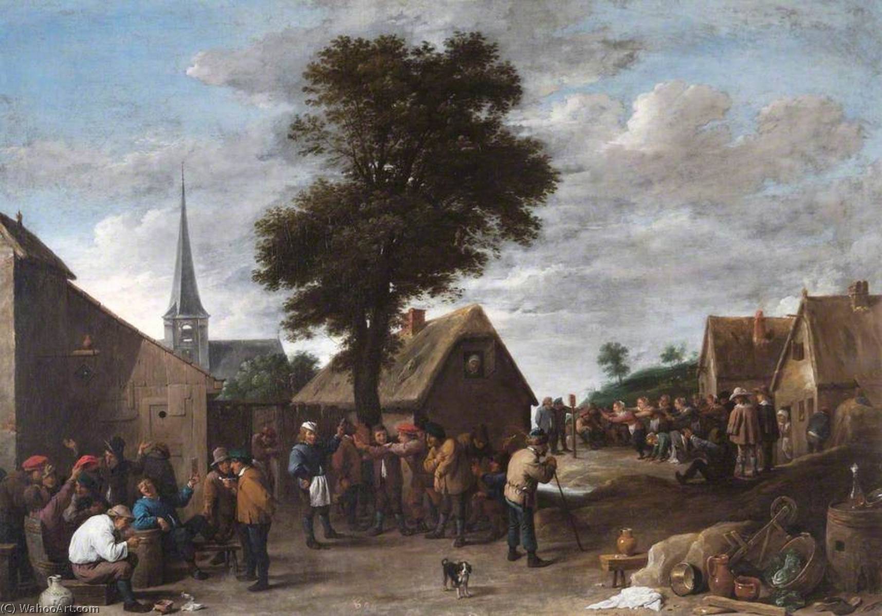 A Flemish Village Festival — David Teniers Der Jüngere