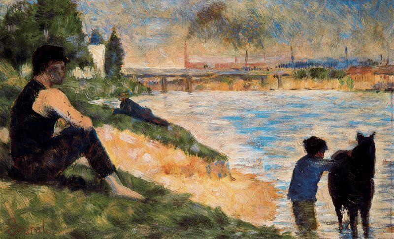 Study For Bathers, Asnières — Georges Seurat