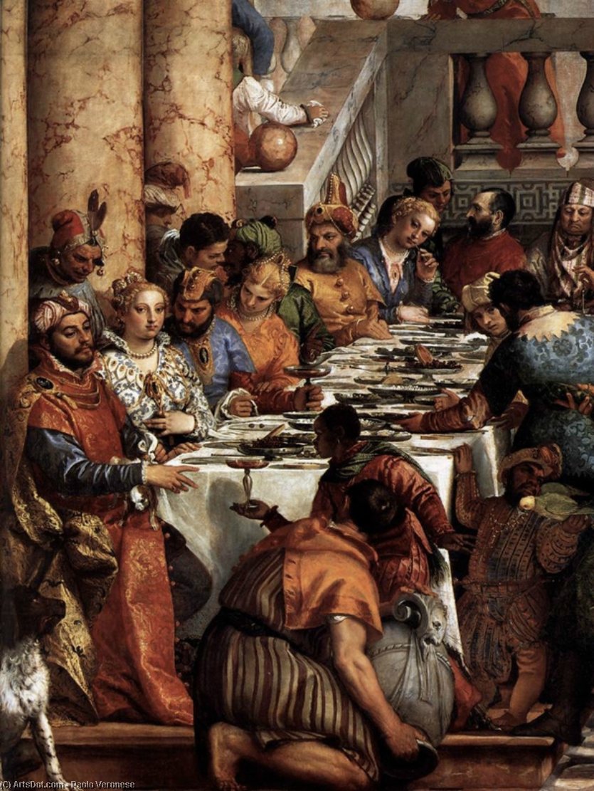The Wedding At Cana (detail)6 — Paolo Veronese