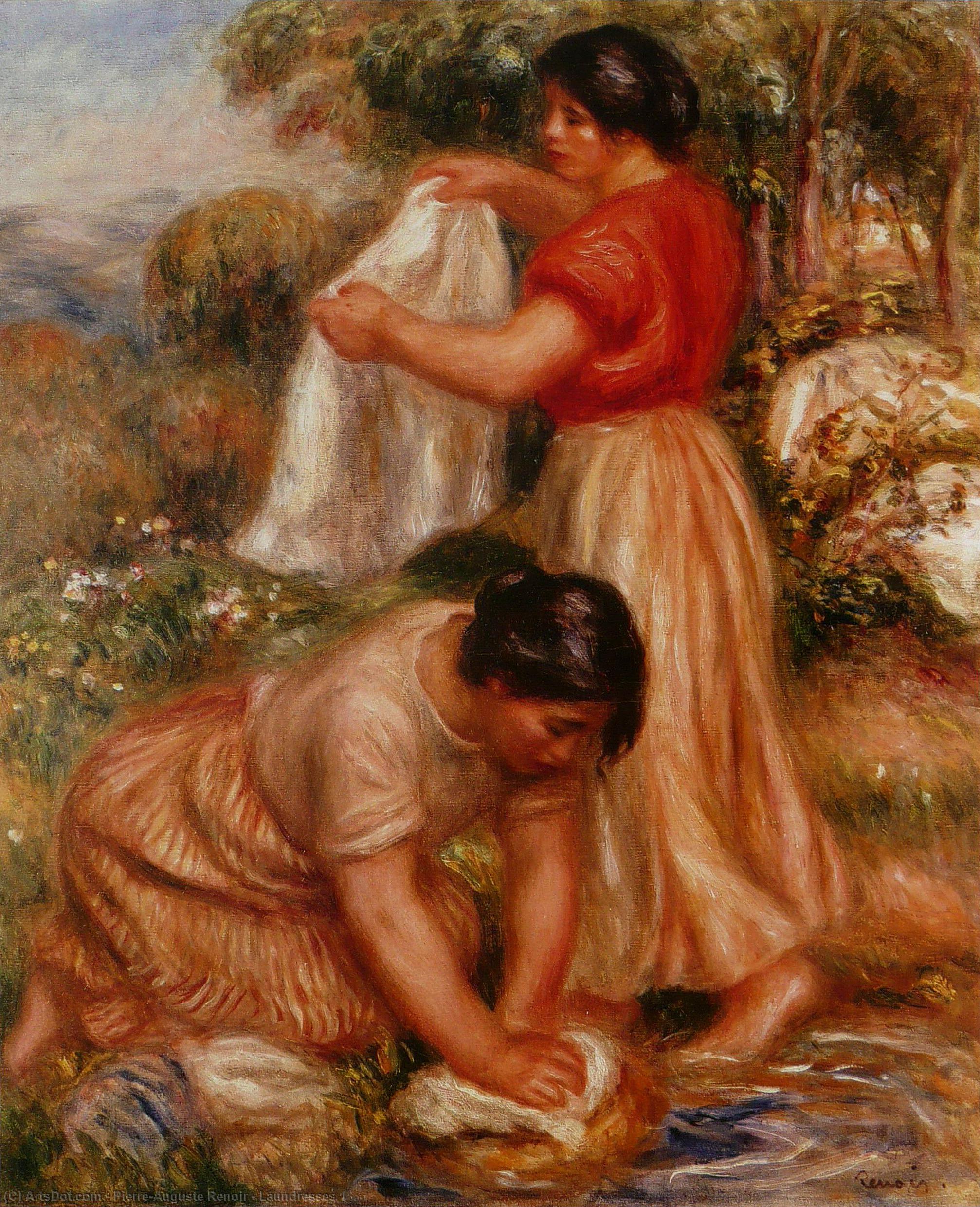 Laundresses 1 — ピエール＝オーギュスト・ルノワール