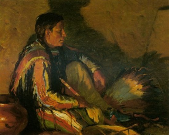 Tell Um You Heap Good Christmas — Charles Marion Russell
