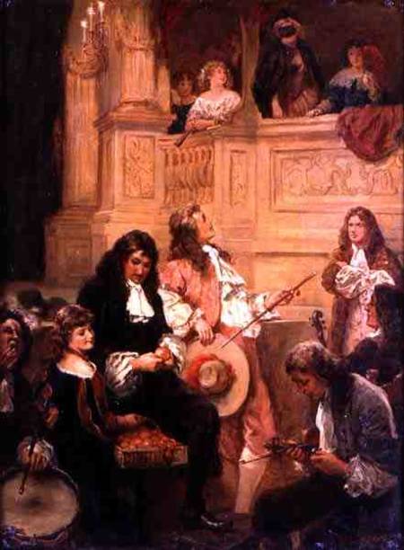 Flirtation At The Opera — Robert Alexander Hillingford