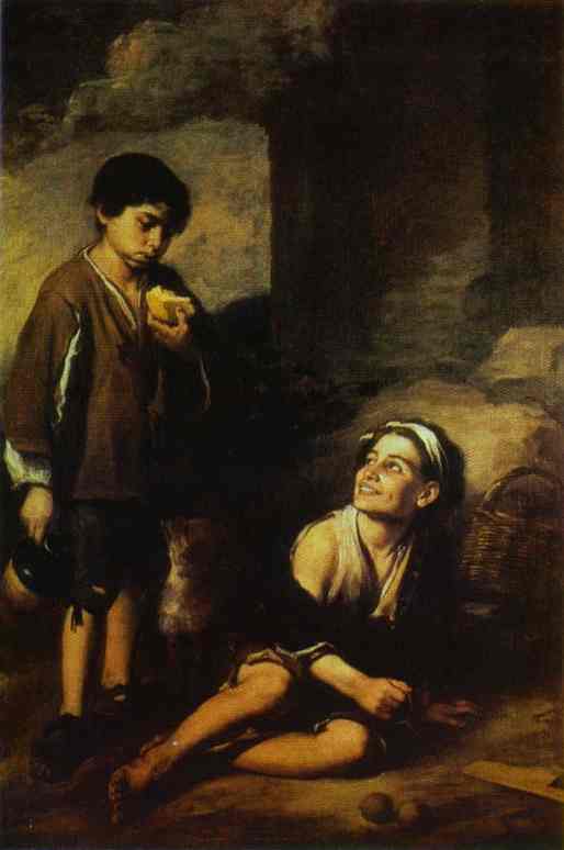 Two Peasant Boys — Бартоломе Эстебан Мурильо